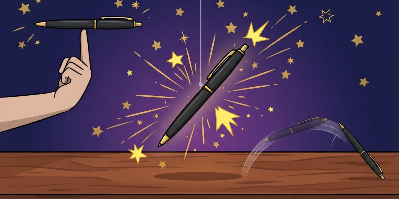 5 Easy Pen Magic Tricks You Can Learn Step by Step